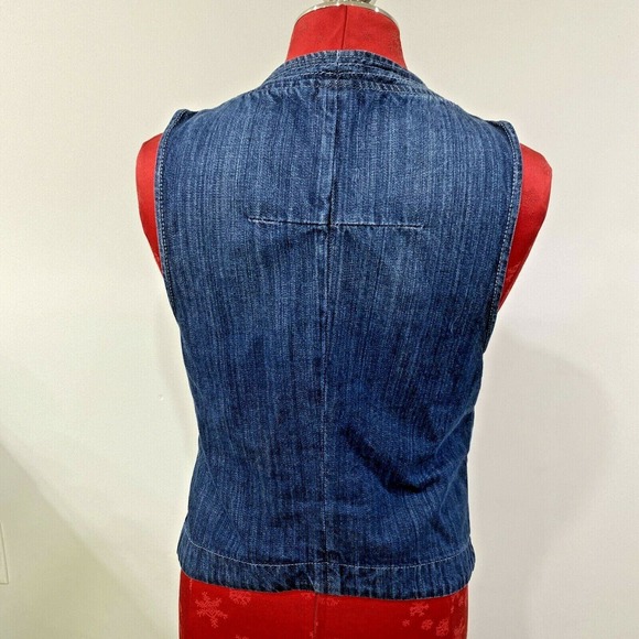 CAbi Blue Denim Vest - Picture 4 of 8